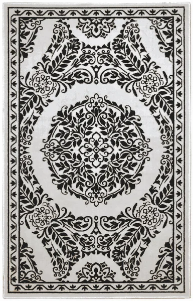 Carpet bathmat and Rug Boho style ethnic design pattern with distressed woven texture and effect