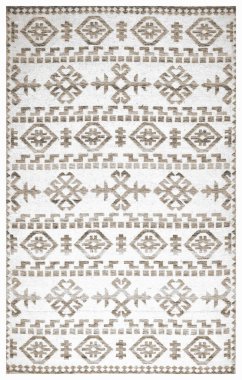 Halı banyosu ve Rug Boho tarzı, dokunmuş doku ve efektli etnik tasarım deseni.