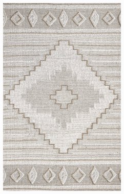 Halı banyosu ve Rug Boho tarzı, dokunmuş doku ve efektli etnik tasarım deseni.