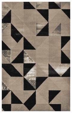 Halı banyosu ve Rug Boho tarzı, dokunmuş doku ve efektli etnik tasarım deseni.