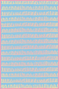 Halı banyosu ve Rug Boho tarzı, dokunmuş doku ve efektli etnik tasarım deseni.