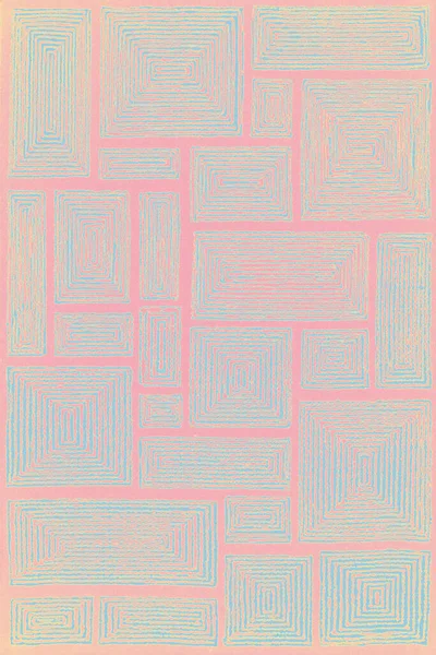 Halı banyosu ve Rug Boho tarzı, dokunmuş doku ve efektli etnik tasarım deseni.