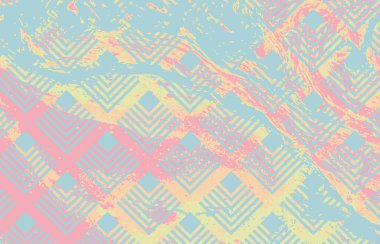 Halı banyosu ve Rug Boho tarzı, dokunmuş doku ve efektli etnik tasarım deseni.