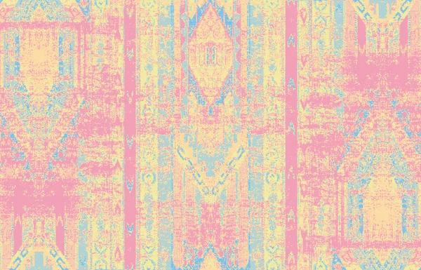 Halı banyosu ve Rug Boho tarzı, dokunmuş doku ve efektli etnik tasarım deseni.