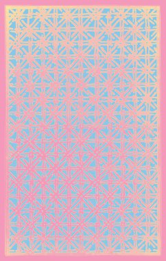 Halı banyosu ve Rug Boho tarzı, dokunmuş doku ve efektli etnik tasarım deseni.