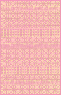 Halı banyosu ve Rug Boho tarzı, dokunmuş doku ve efektli etnik tasarım deseni.