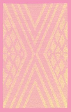 Halı banyosu ve Rug Boho tarzı, dokunmuş doku ve efektli etnik tasarım deseni.