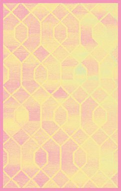 Halı banyosu ve Rug Boho tarzı, dokunmuş doku ve efektli etnik tasarım deseni.