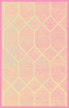 Halı banyosu ve Rug Boho tarzı, dokunmuş doku ve efektli etnik tasarım deseni.