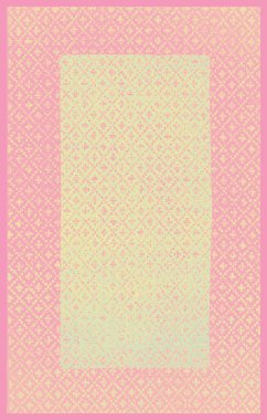 Halı banyosu ve Rug Boho tarzı, dokunmuş doku ve efektli etnik tasarım deseni.