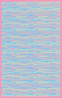 Halı banyosu ve Rug Boho tarzı, dokunmuş doku ve efektli etnik tasarım deseni.