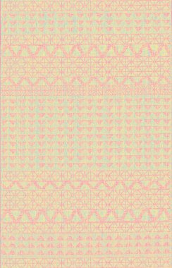 Halı banyosu ve Rug Boho tarzı, dokunmuş doku ve efektli etnik tasarım deseni.