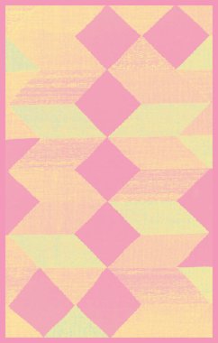 Halı banyosu ve Rug Boho tarzı, dokunmuş doku ve efektli etnik tasarım deseni.