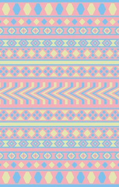 Halı banyosu ve Rug Boho tarzı, dokunmuş doku ve efektli etnik tasarım deseni.