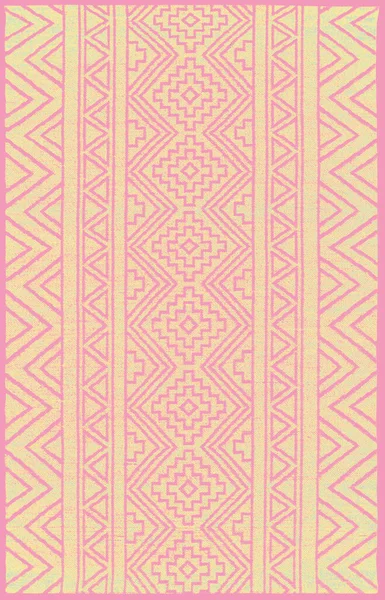 Halı banyosu ve Rug Boho tarzı, dokunmuş doku ve efektli etnik tasarım deseni.