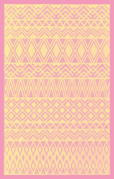 Halı banyosu ve Rug Boho tarzı, dokunmuş doku ve efektli etnik tasarım deseni.