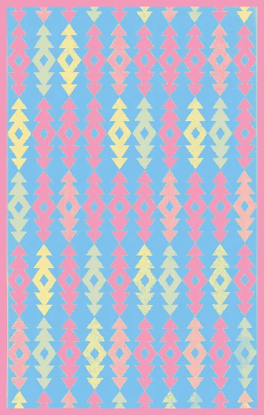 Halı banyosu ve Rug Boho tarzı, dokunmuş doku ve efektli etnik tasarım deseni.