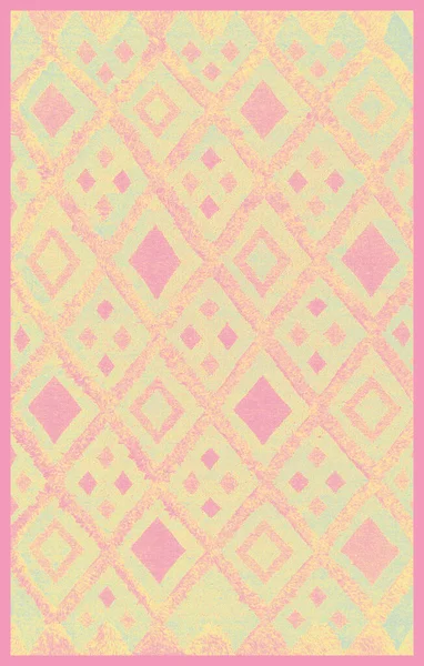 Halı banyosu ve Rug Boho tarzı, dokunmuş doku ve efektli etnik tasarım deseni.