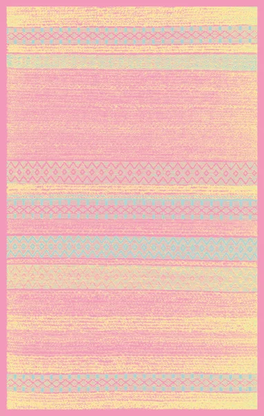 Halı banyosu ve Rug Boho tarzı, dokunmuş doku ve efektli etnik tasarım deseni.