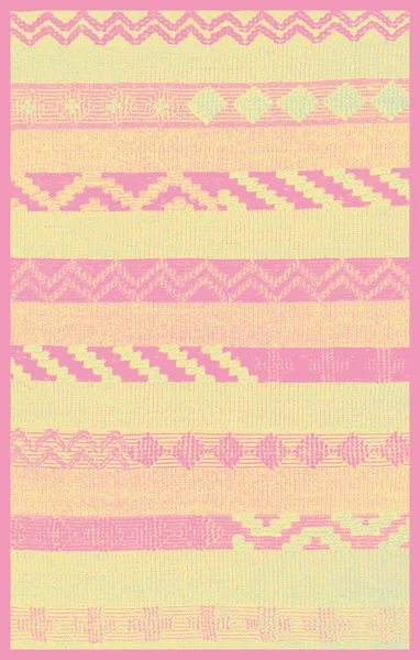 Halı banyosu ve Rug Boho tarzı, dokunmuş doku ve efektli etnik tasarım deseni.