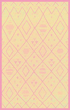 Halı banyosu ve Rug Boho tarzı, dokunmuş doku ve efektli etnik tasarım deseni.