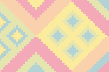 Halı banyosu ve Rug Boho tarzı, dokunmuş doku ve efektli etnik tasarım deseni.