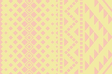 Halı banyosu ve Rug Boho tarzı, dokunmuş doku ve efektli etnik tasarım deseni.