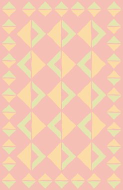 Halı banyosu ve Rug Boho tarzı, dokunmuş doku ve efektli etnik tasarım deseni.