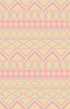 Halı banyosu ve Rug Boho tarzı, dokunmuş doku ve efektli etnik tasarım deseni.