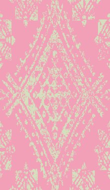 Halı banyosu ve Rug Boho tarzı, dokunmuş doku ve efektli etnik tasarım deseni.