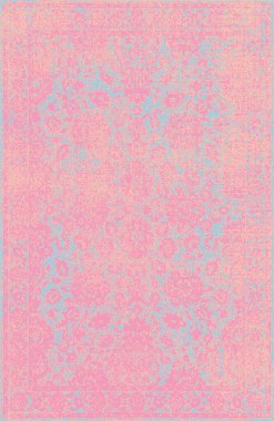 Halı banyosu ve Rug Boho tarzı, dokunmuş doku ve efektli etnik tasarım deseni.