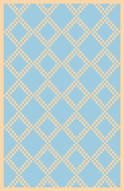 Halı banyosu ve Rug Boho tarzı, dokunmuş doku ve efektli etnik tasarım deseni.