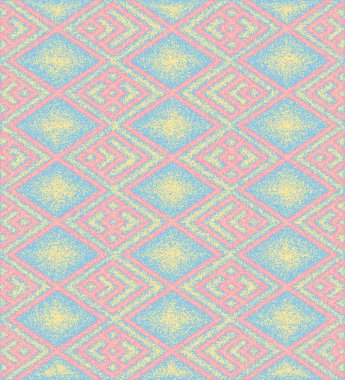 Halı banyosu ve Rug Boho tarzı, dokunmuş doku ve efektli etnik tasarım deseni.