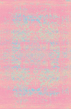 Halı banyosu ve Rug Boho tarzı, dokunmuş doku ve efektli etnik tasarım deseni.