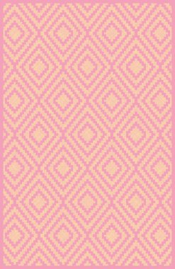 Halı banyosu ve Rug Boho tarzı, dokunmuş doku ve efektli etnik tasarım deseni.