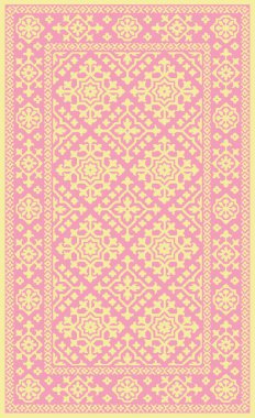 Halı banyosu ve Rug Boho tarzı, dokunmuş doku ve efektli etnik tasarım deseni.