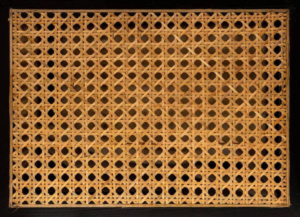 藤条织成的六角织造 — 图库照片