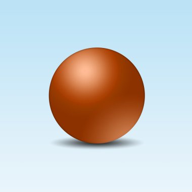 bir arka plan üzerinde 3D Küre