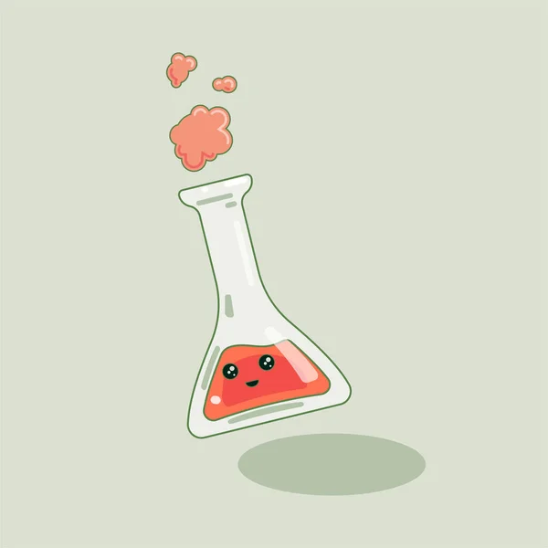 Φιάλη Υγρό Διανυσματική Απεικόνιση Της Χημείας — Διανυσματικό Αρχείο