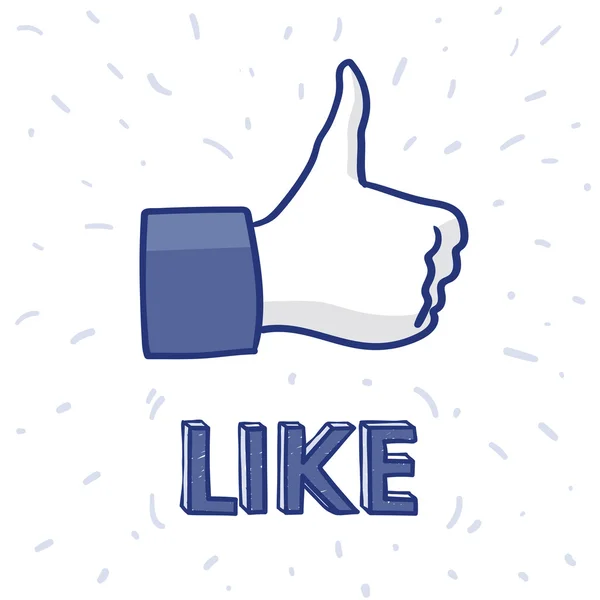 Like el simgesi çizimi