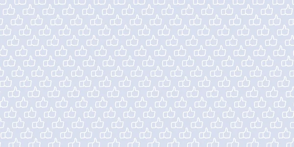 Açık renkli desenli el Like simgeler oluşturulan