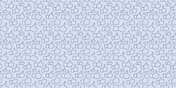 Açık renkli desenli el Like simgeler oluşturulan