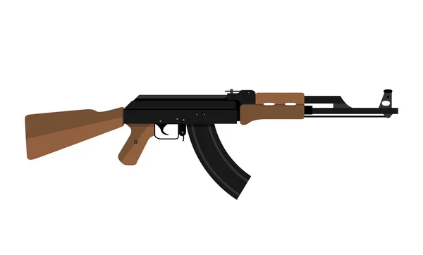 AK-47 Kalaşnikof saldırı tüfeği — Stok Vektör