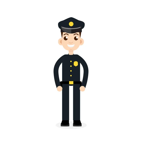 Icono oficial de policía — Vector de stock