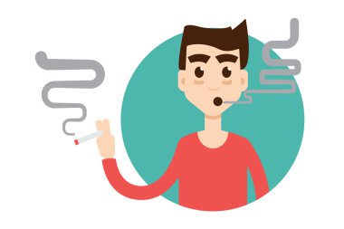 Sigara karakter simgesi