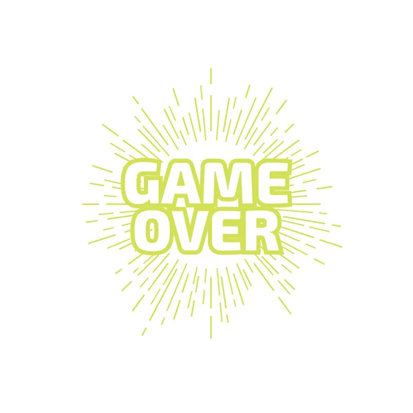 Game Over πανό. — Διανυσματικό Αρχείο