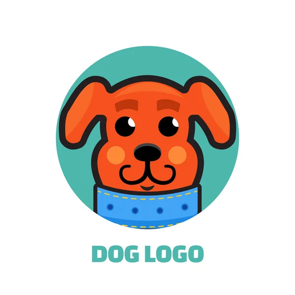 Λογότυπο περιπατητή σκυλιών. Σκύλος λογότυπο. — Διανυσματικό Αρχείο