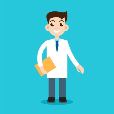 Profesyonel veteriner doctorcharacter