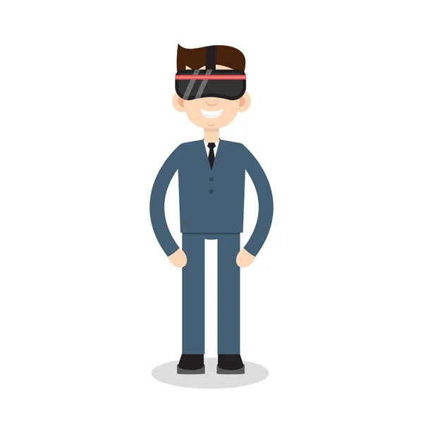 虚拟现实头盔图标 — 图库矢量图片