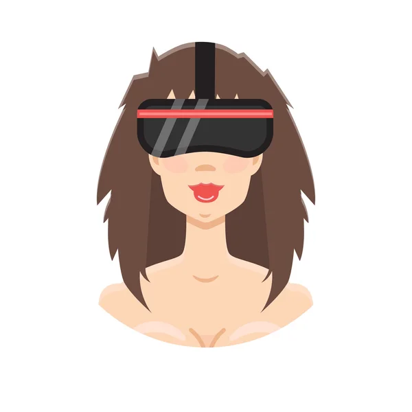 Icône casque VR — Image vectorielle